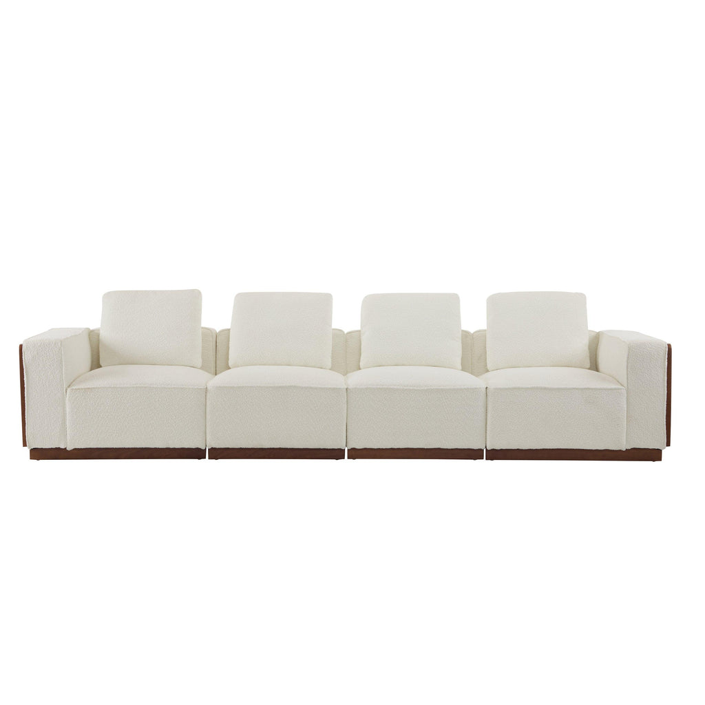 CHITA Modular Sectional Sofa 4-Seater with Wider Seats.