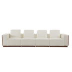 CHITA Modular Sectional Sofa 4-Seater with Wider Seats.