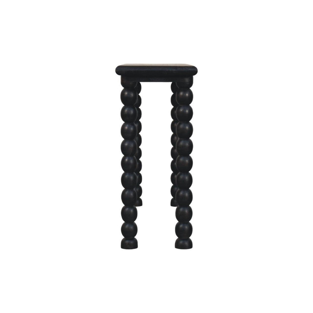 Artisan Furniture Solid Wood Console Table - Black Mango.
