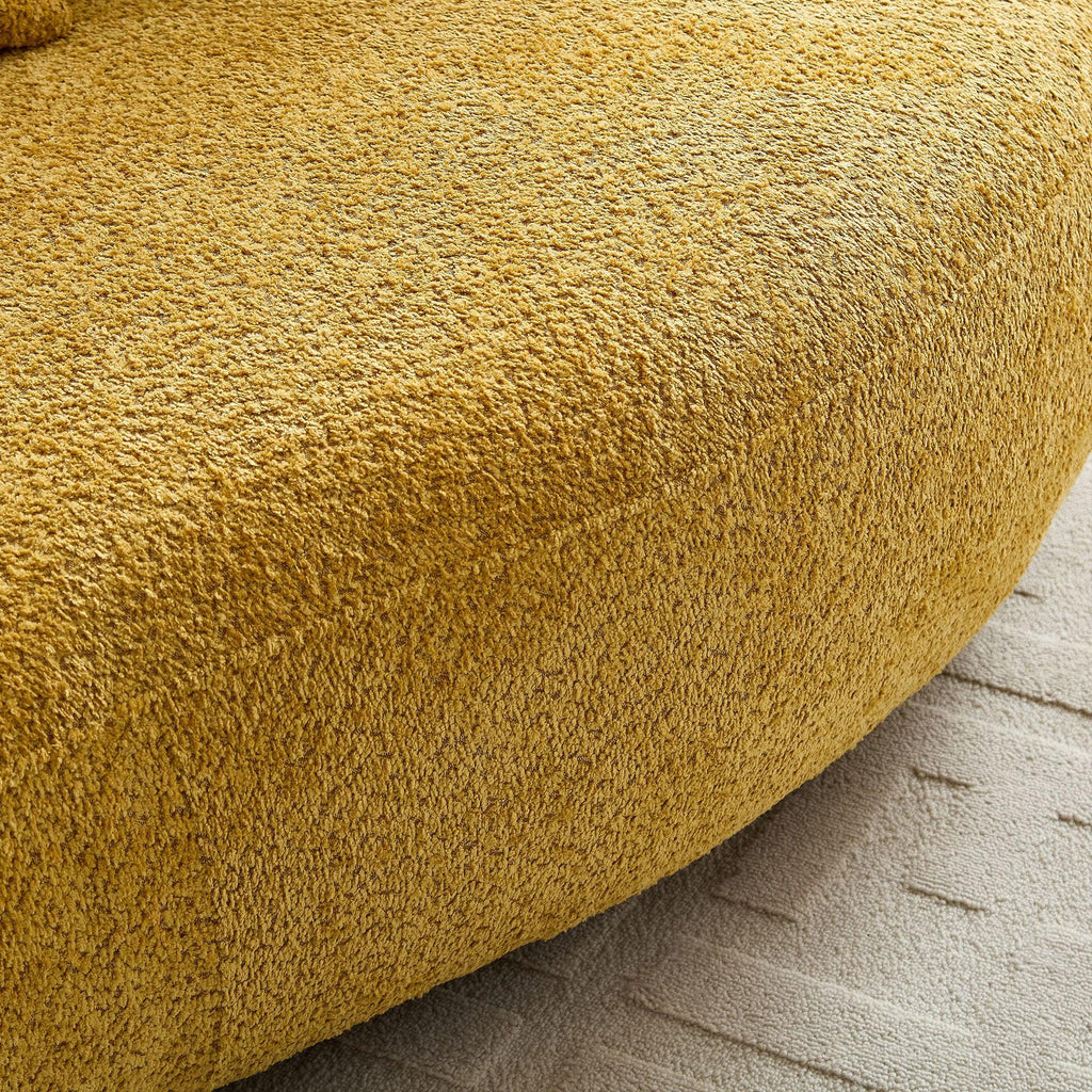 Curved Mid Century Modern Sofa for Comfortable Living.