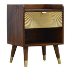 Manila Gold One Drawer nightstand.