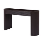 Retro Console Table with Storage for Living Room & Entryway.
