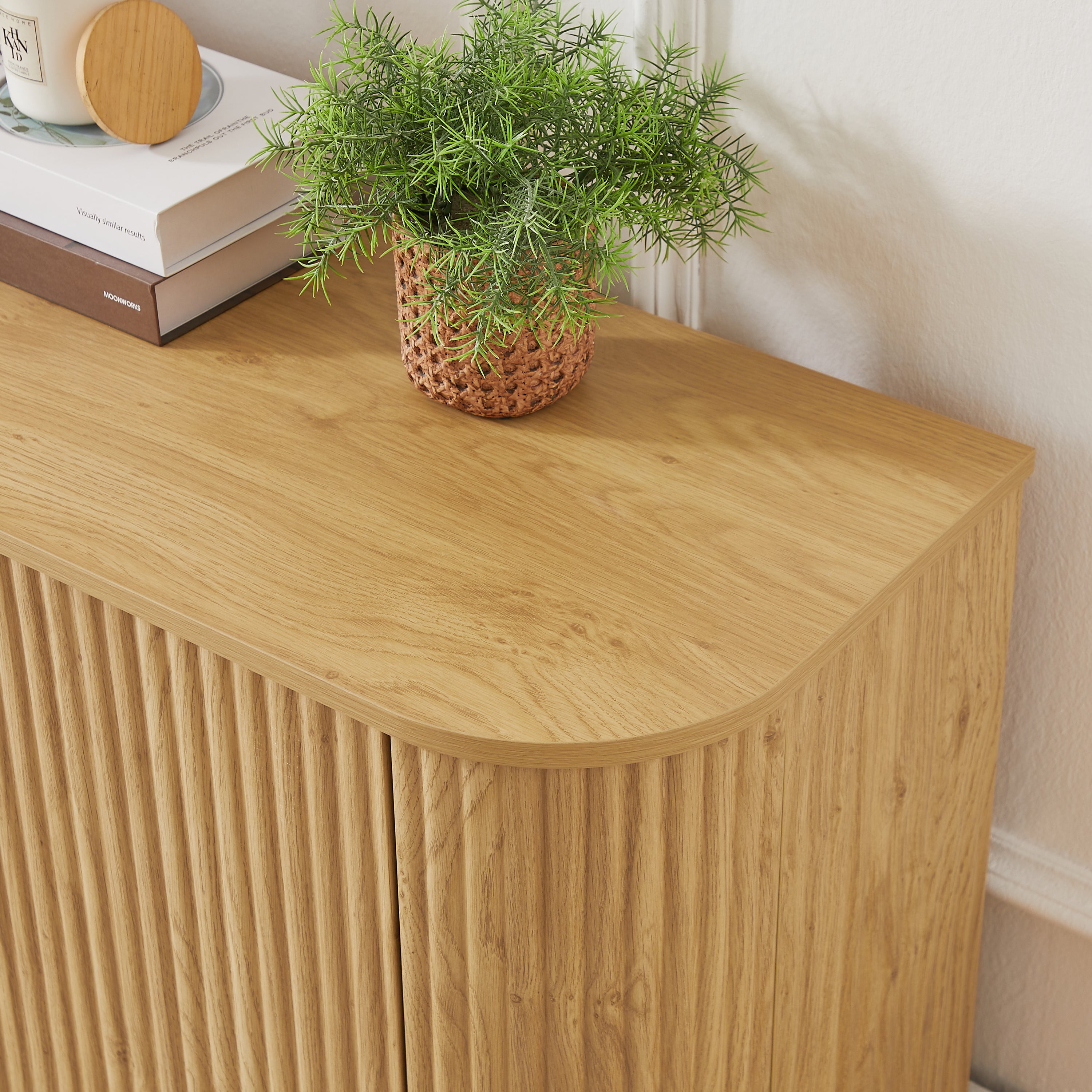 Modern Sideboard with Wine Storage and Glassware Holder