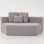 Teddy Fabric Single Sofa Chair for Cozy Interiors.