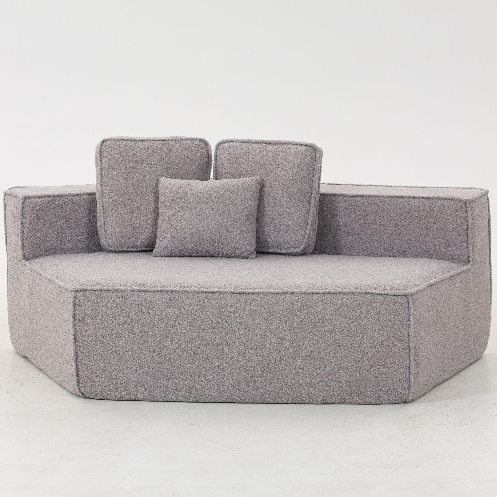 Teddy Fabric Single Sofa Chair for Cozy Interiors.