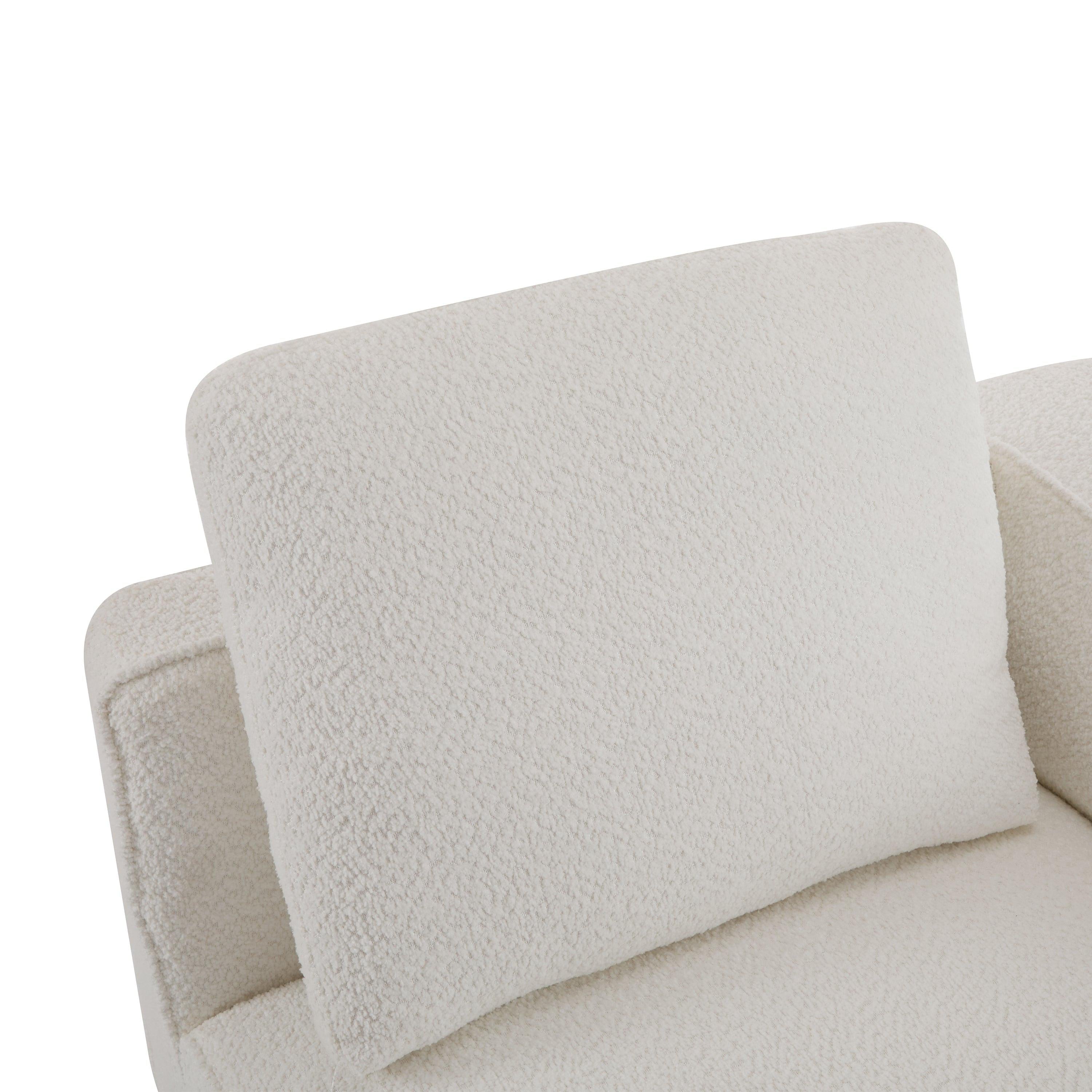 CHITA Modular Sectional Sofa 2-Seater in Beige.