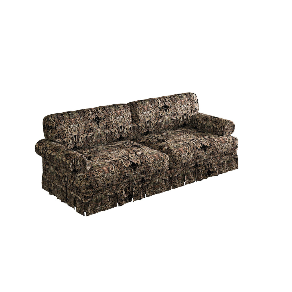 Black Floral Cloud Couch - 3&4-Seater Oxford Fabric Sofa.