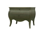 Pistachio Bombe Chest for Storage and Style.