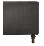 Sidonia Gray Velvet Chair with Pillow.