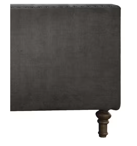 Sidonia Gray Velvet Chair with Pillow.