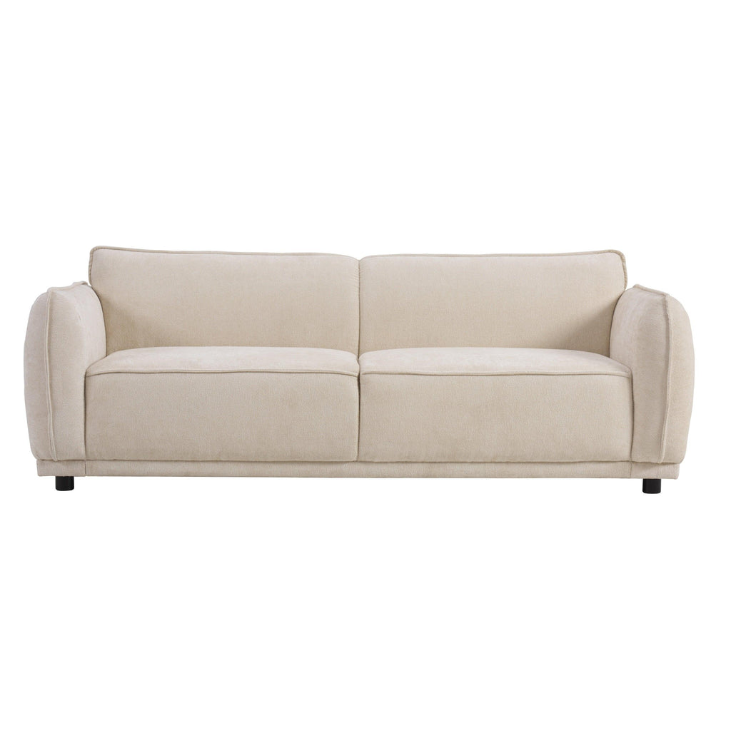 Oslo 84' Round Arm 3 Seater Modern Upholstered Boucle Sofa,Living Rooms,Bedrooms,Apartment Office.