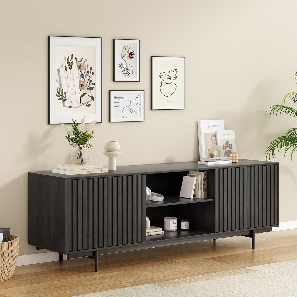 Mid Century Modern TV Stand for TVs Up to 75".