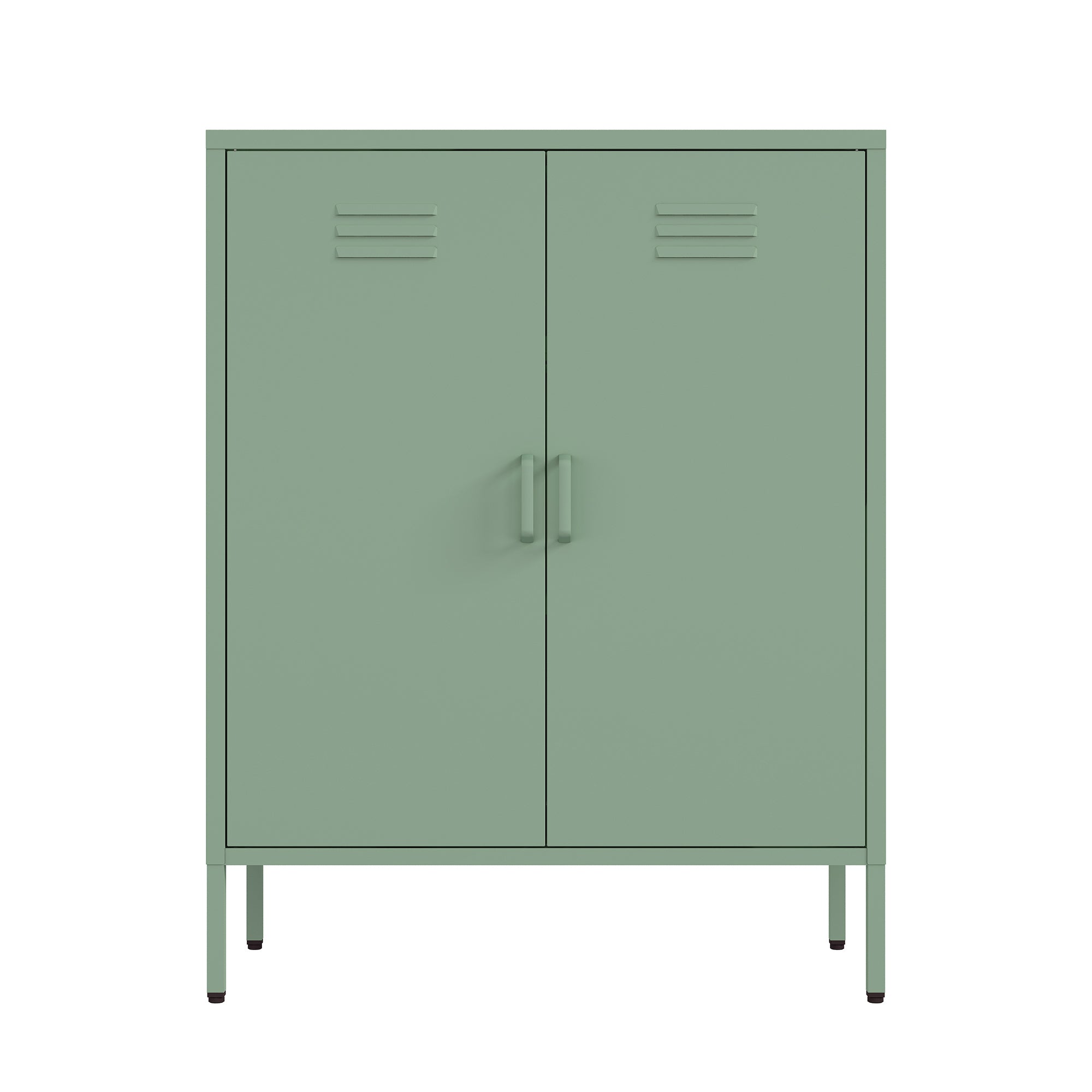 Naomi 32' Metal Accent Cabinet in Sage Green