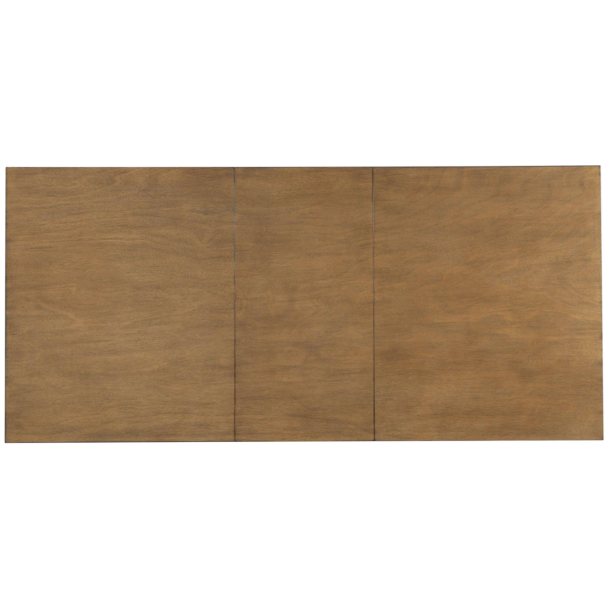 Extendable Wood Dining Table Set for 6 with Bench & Chairs.