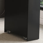 Expandable Kitchen Island with Power Outlet & Storage.