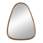 30"x38" Irrgeular Mirror with Wood Frame, Wall Mirror for Living Room Bathroom Entryway - Groovy Boardz