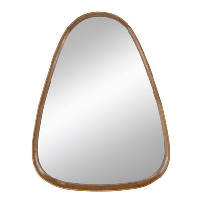 30"x38" Irrgeular Mirror with Wood Frame, Wall Mirror for Living Room Bathroom Entryway - Groovy Boardz