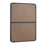 Wall Mirror 30x40 Inch Black Rectangular Mirror Metal Framed Mirror Vanity Mirror Dressing Mirror, for Bathroom, Living Room, Bedroom Wall Decor