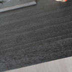 Modern Black Wood Storage Cabinet, 31in Accent Cabinet with Embossed Door for Living Room, Bedroom, or Entryway