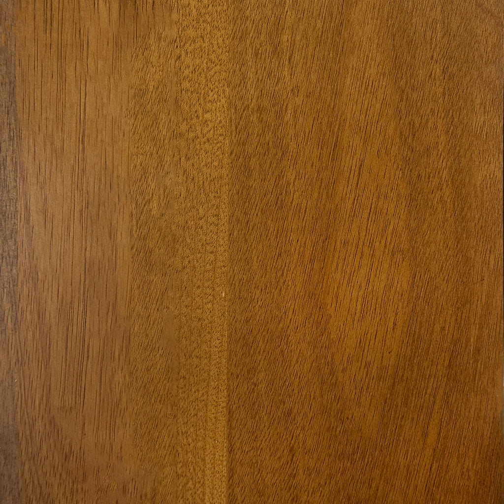 Close-up of solid wood tabletop texture in natural finish. Highlights the durable and elegant grain pattern of the dining table surface.