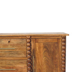 Artisan Furniture Solid Wood Spindle Sideboard.