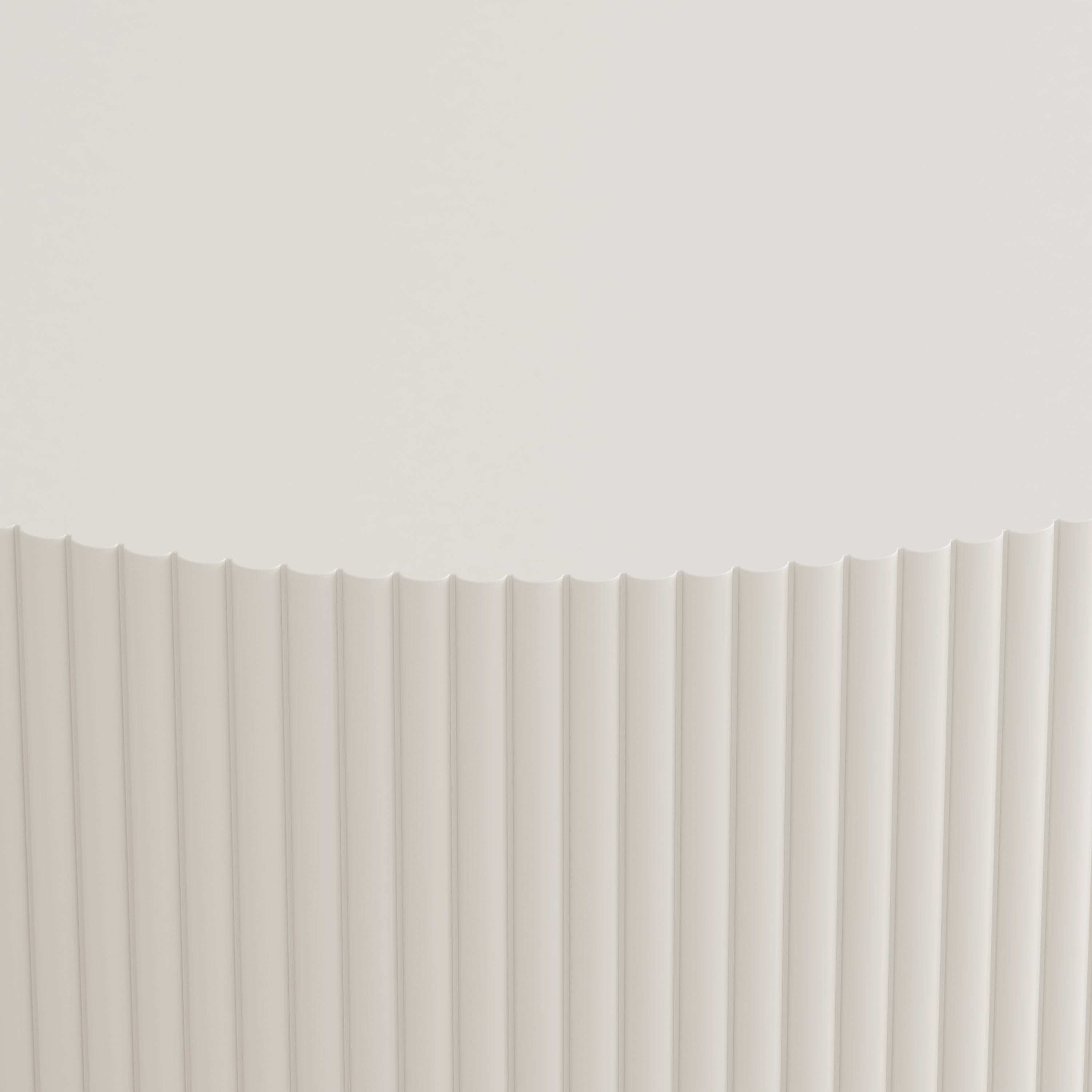 31.5'' Round Coffee Table,Modern Center Table with Storage,Vertical Stripe Design Coffee Table for Living Room,Bedroom(White)