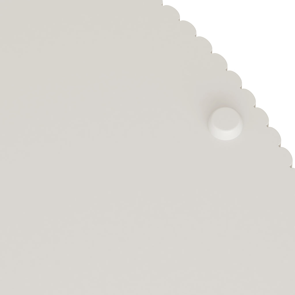 31.5'' Round Coffee Table,Modern Center Table with Storage,Vertical Stripe Design Coffee Table for Living Room,Bedroom(White)