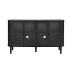 Stylish Black Storage Cabinet for Living Room.