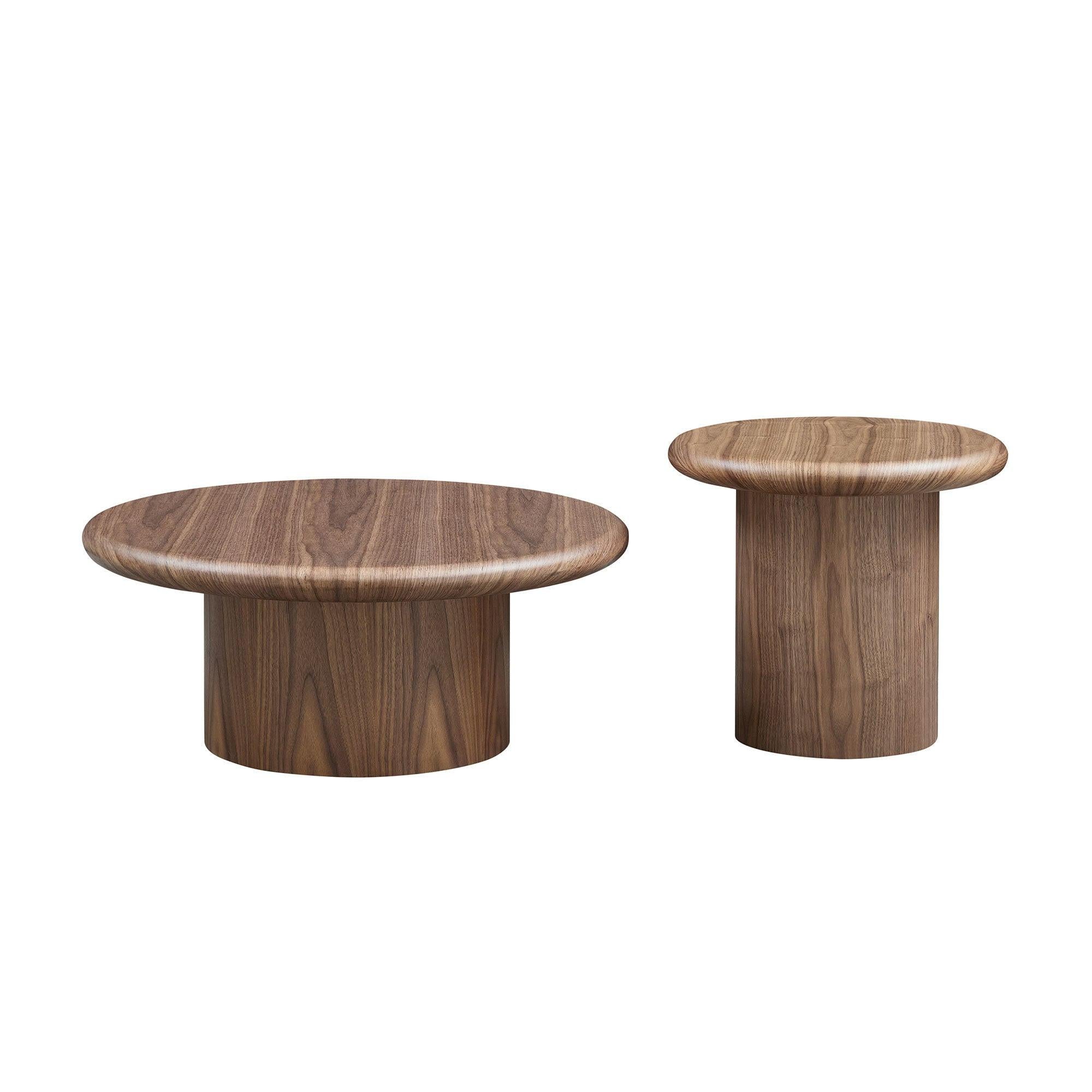 Modern Round Coffee Table Set - Convenient and Stylish.