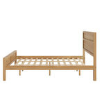 Maddox Modern Wood King Panel Bed - A Stylish Choice.