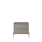 Jasper 25' Nightstand in Sage Gray (2-Drawer)