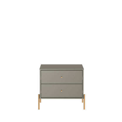 Jasper 25' Nightstand in Sage Gray (2-Drawer)