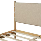 Queen Rubber Wood Bed Frame with Headboard.