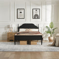 Queen Bed with Padded Headboard for Elegant Bedrooms.