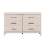 Wooden Bedroom Dresser with Jewelry Trays for Organization.