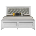 King Size Platform Bed with LED Headboard.