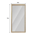 32x70 Inch Copper Framed Full Length Floor Mirror.