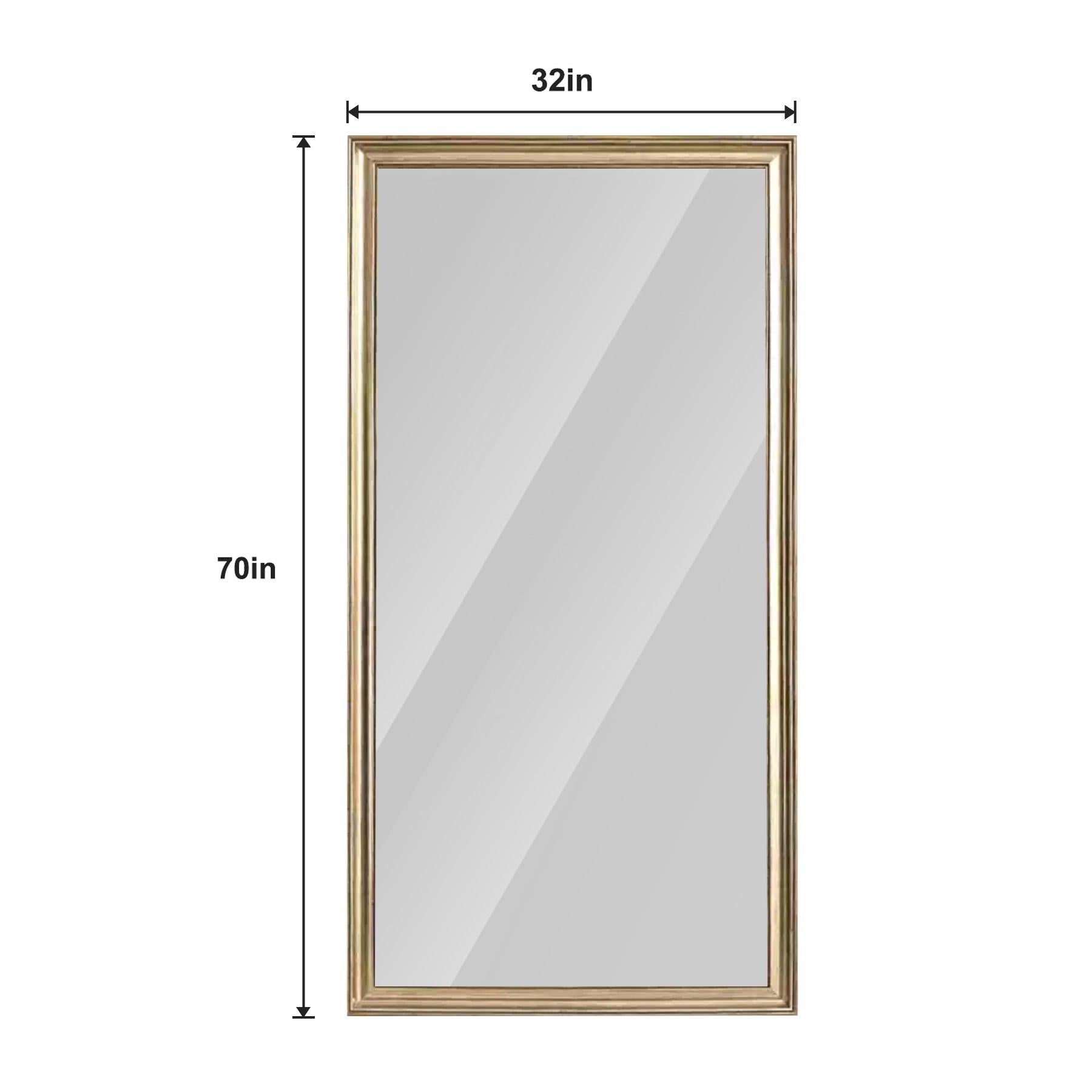 32x70 Inch Copper Framed Full Length Floor Mirror.