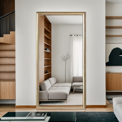 32*70Full body floor mirror - elegant frame design, durable structure - essential for bedrooms, clothing stores, salons
