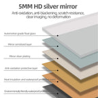 32x70 Inch Copper Framed Full Length Floor Mirror.