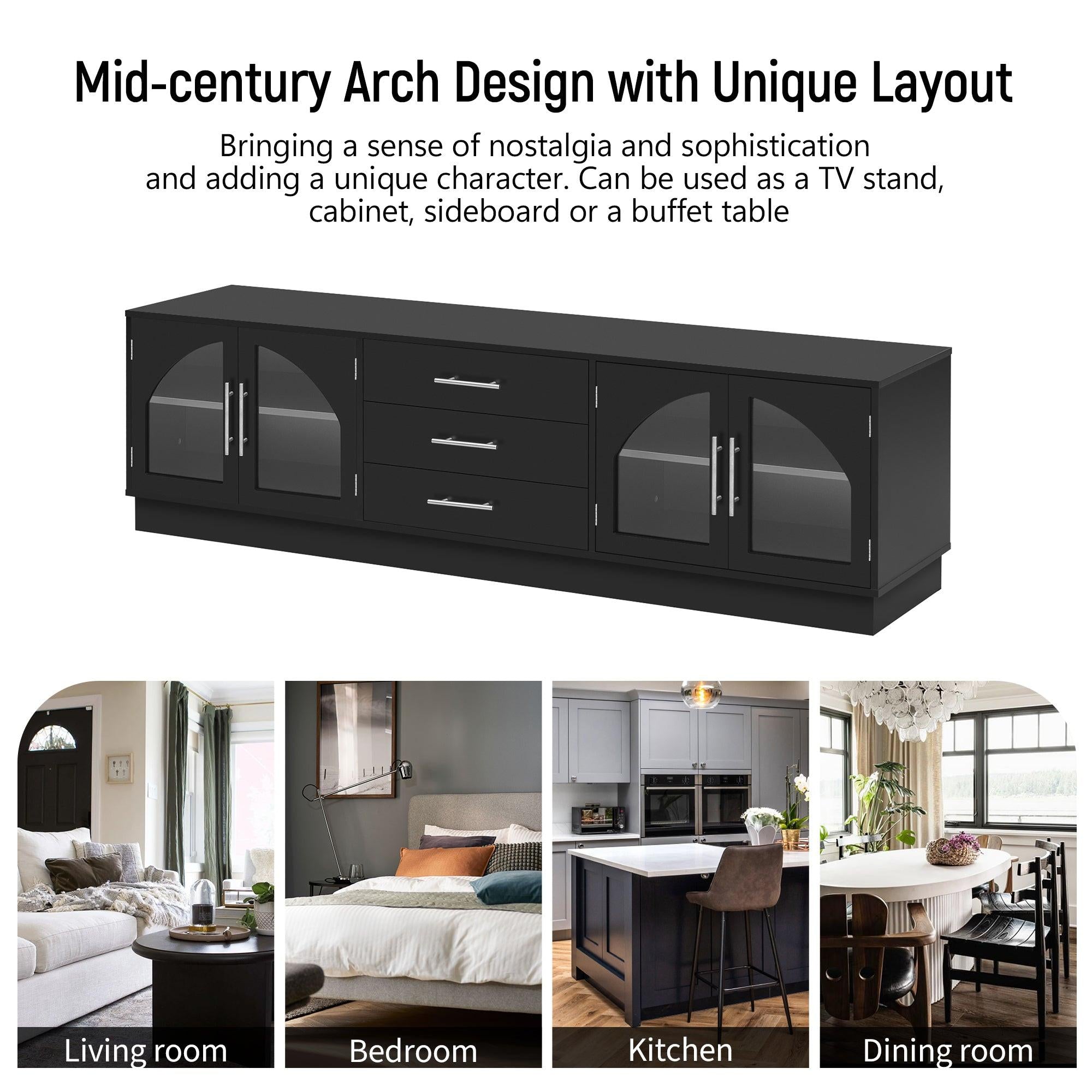 68.9'' Modern Minimalist TV Stand for TVs up to 75 Inches.