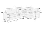 L-Shaped Sectional Set - Comfort and Style for Living Room.