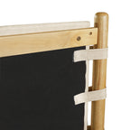 Rubber Wood King Bed Frame - Elegant Mid Century Design.