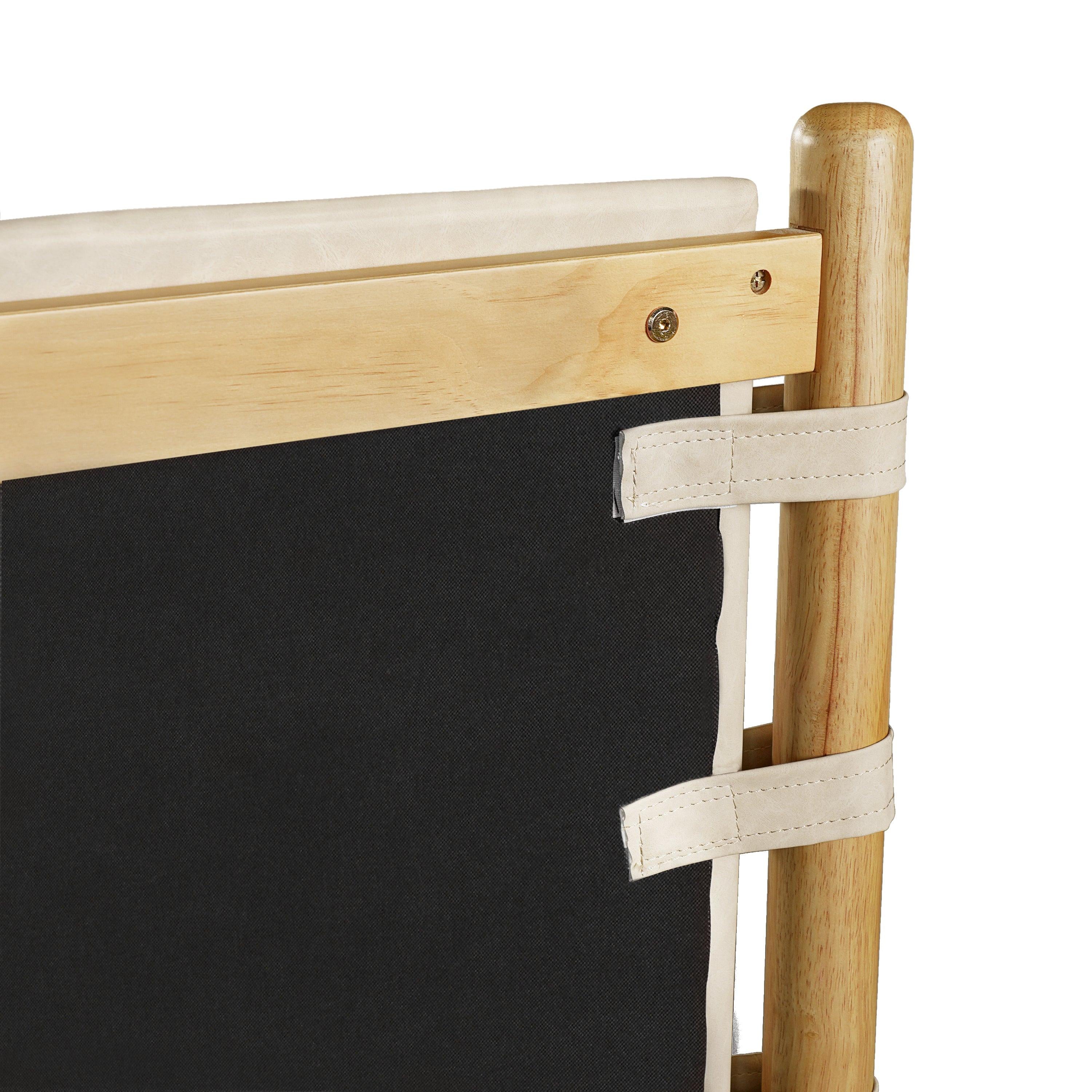 Rubber Wood King Bed Frame - Elegant Mid Century Design.