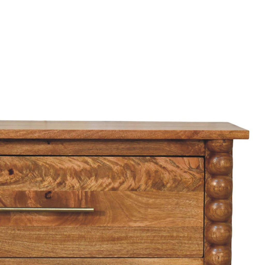 Artisan Furniture Solid Wood Spindle Chest - Classic Storage.