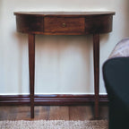 Backless Mounted Chestnut Console