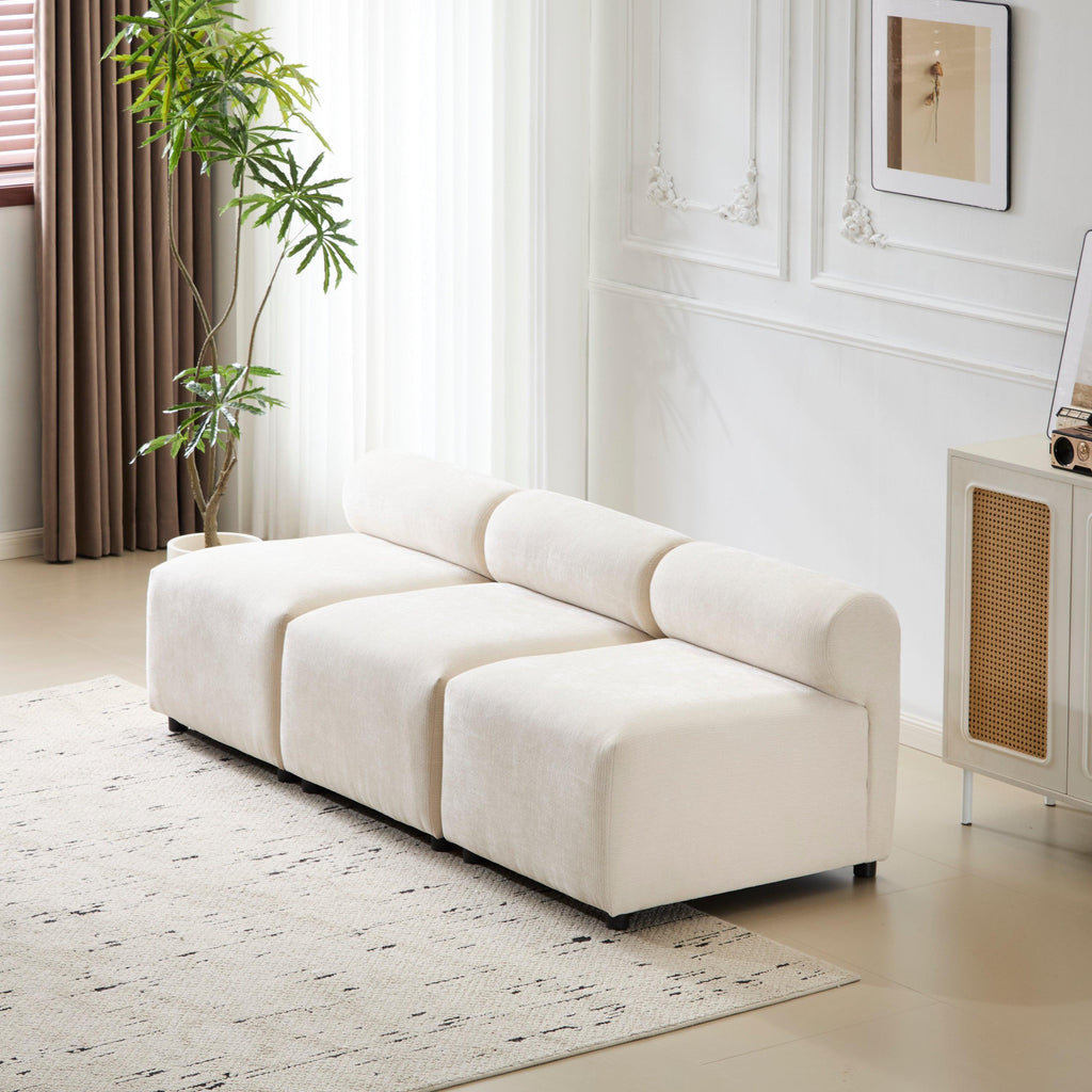 Evelyn 78 in. Modular Sofa Sectional for Living Rooms.