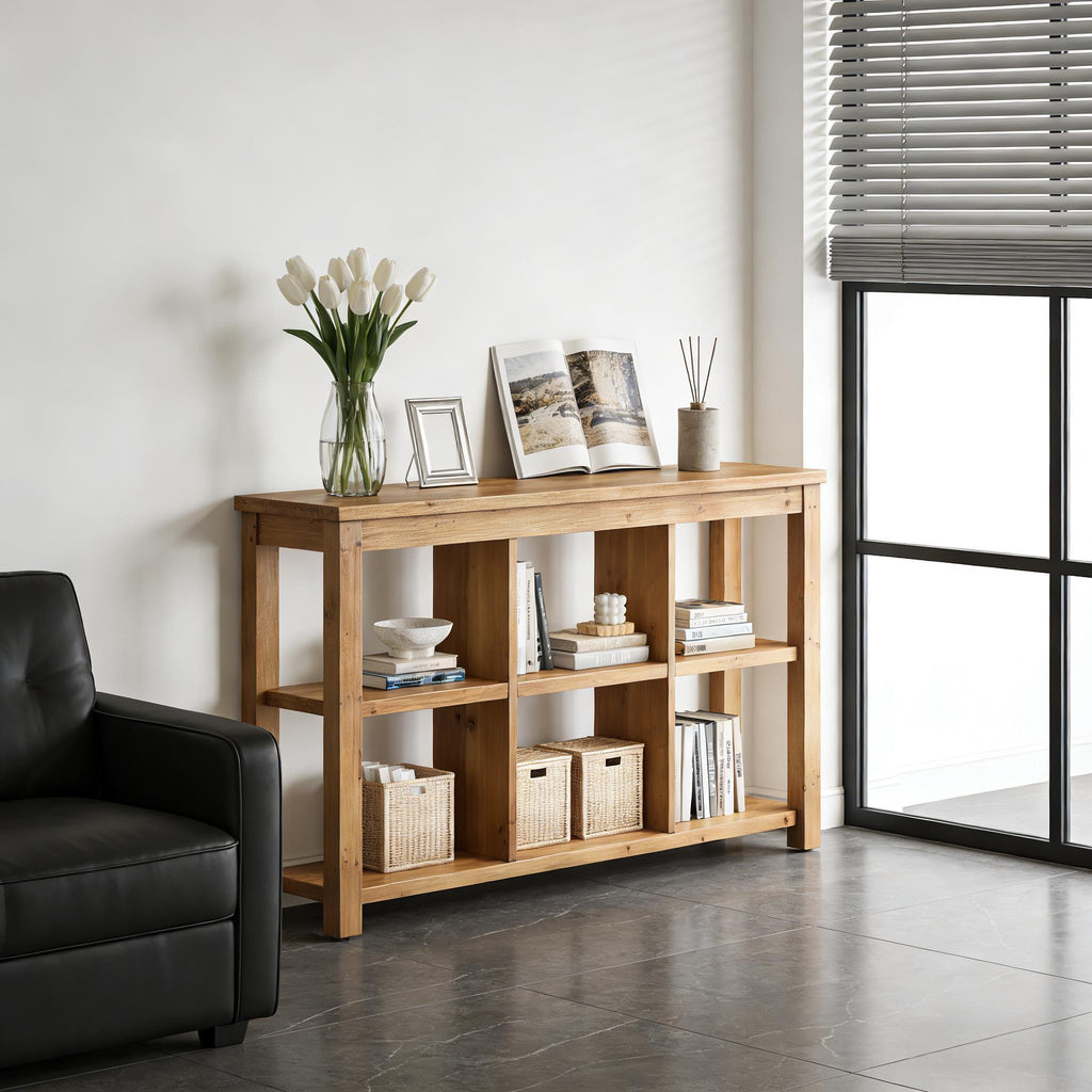 Solid Wood Console Table - Modern Design for Any Room.