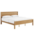 Maddox Modern Wood King Panel Bed - A Stylish Choice.