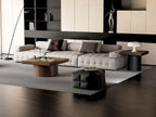 Wood Nesting Coffee Table Set for Versatile Living Room Use.
